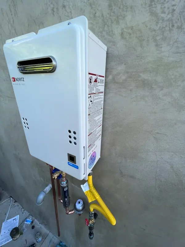 Tankless water heater installation for Spring Oaks homes
