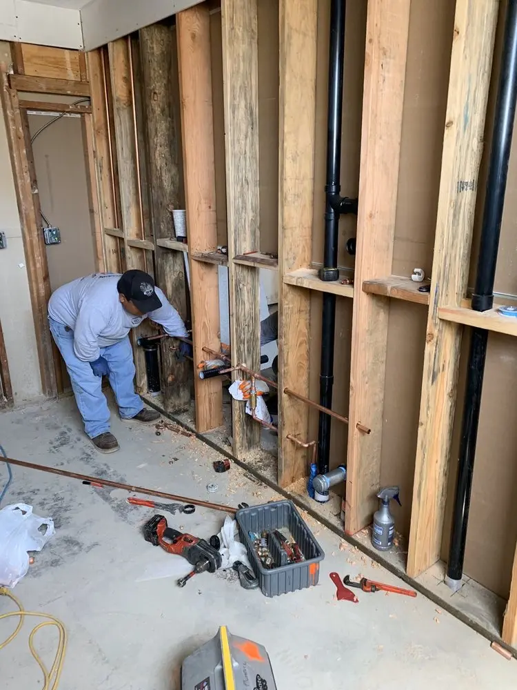 Commercial rough-in plumbing for Trenchless Sewer Repair in Spring Oaks